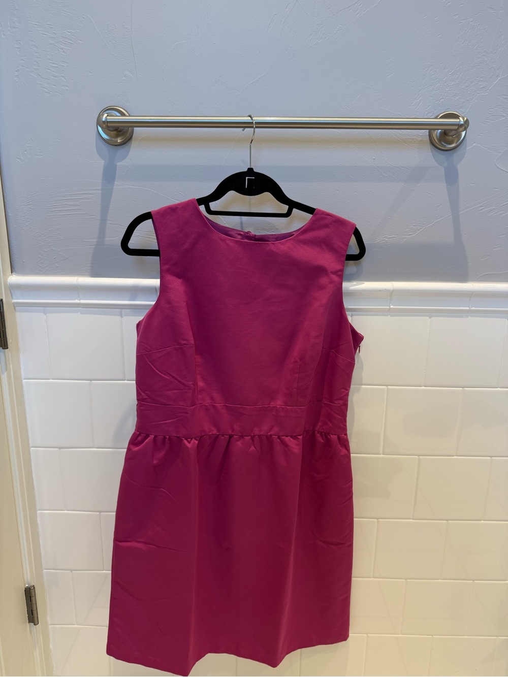 Merona Magenta Sleeveless Fit-and-Flare Dress